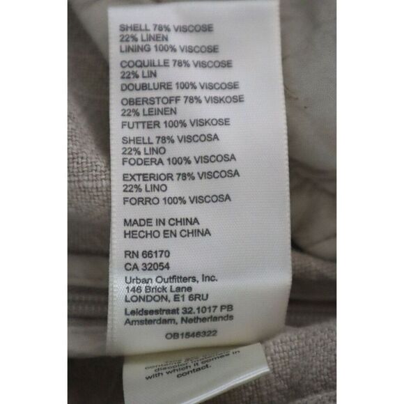 Free People OB1546322 Women's Sz 0 Stone/Beige If You Try Short Suit Set - Picture 14 of 16